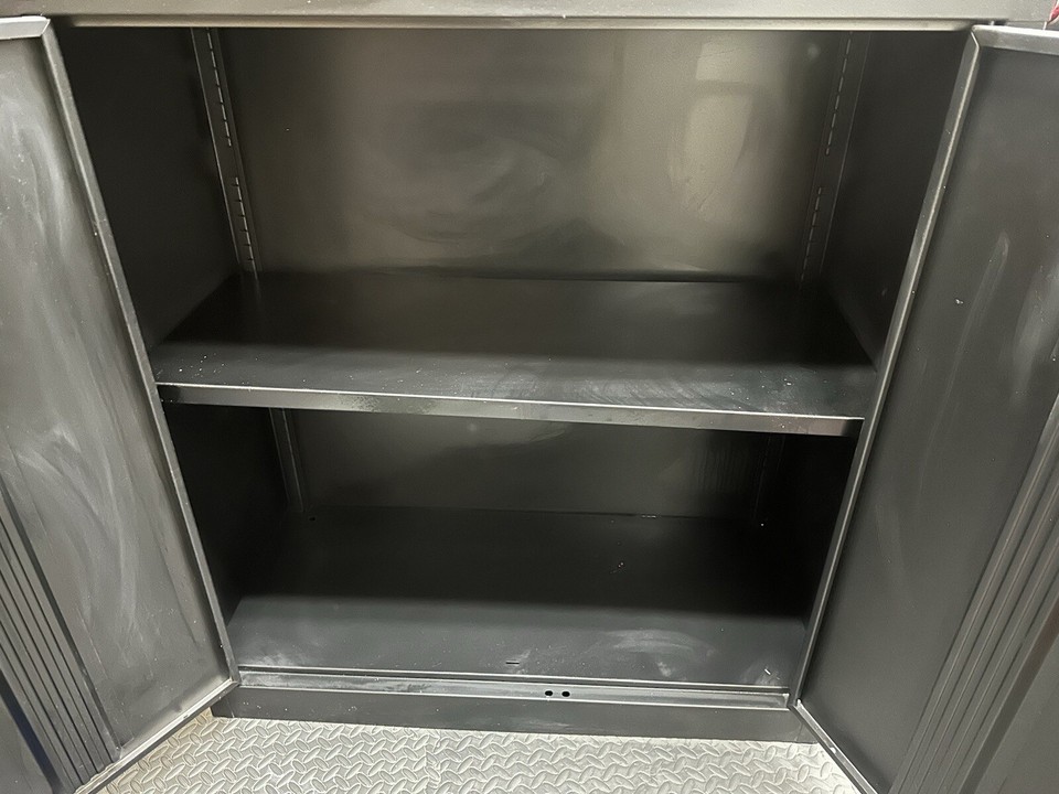 Metal Filing Cupboard Storage with 2 Doors for Office Laundry