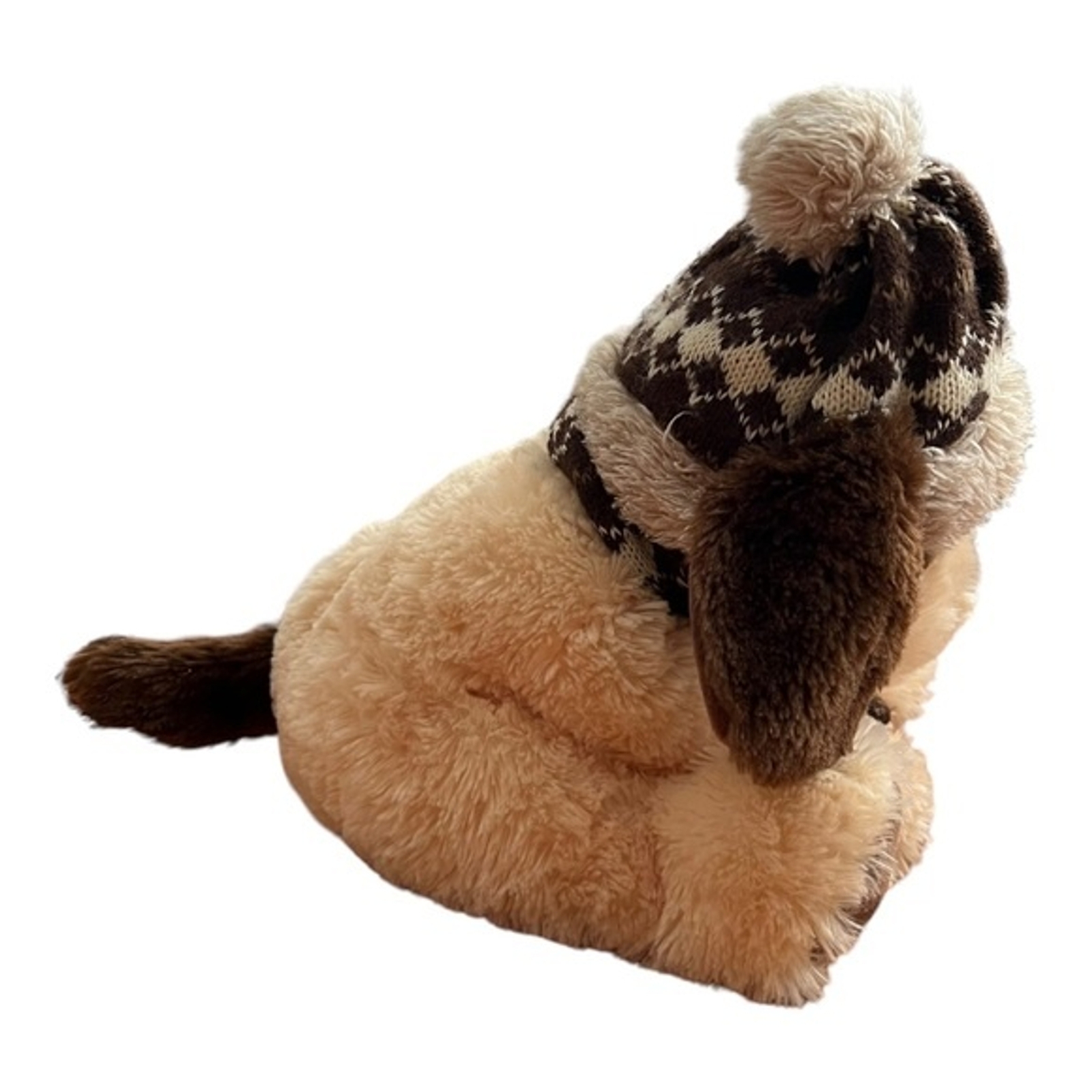 Hugfun International Dog winter plush stuffed animal puppy 14”