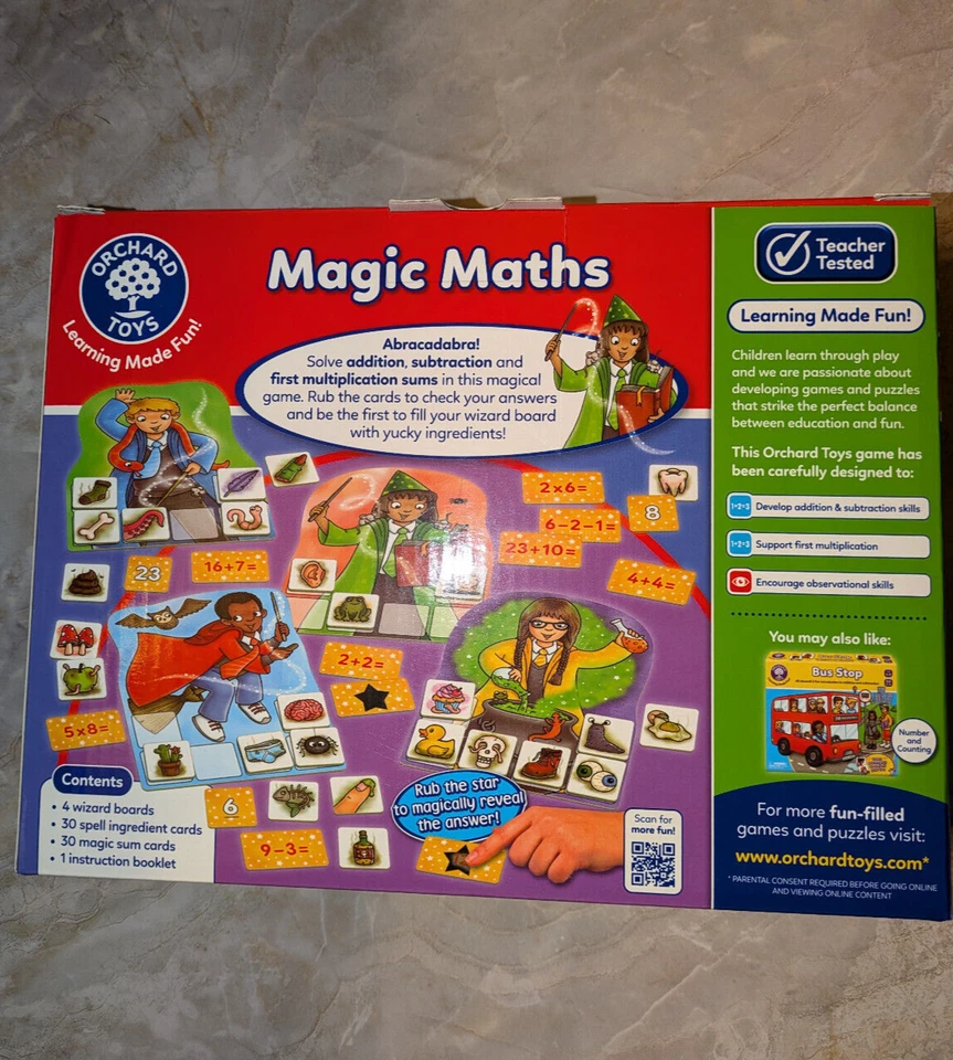 Juguetes de huerto Juegos de alces Juego de matemáticas mágicas. Foto 2 de 2