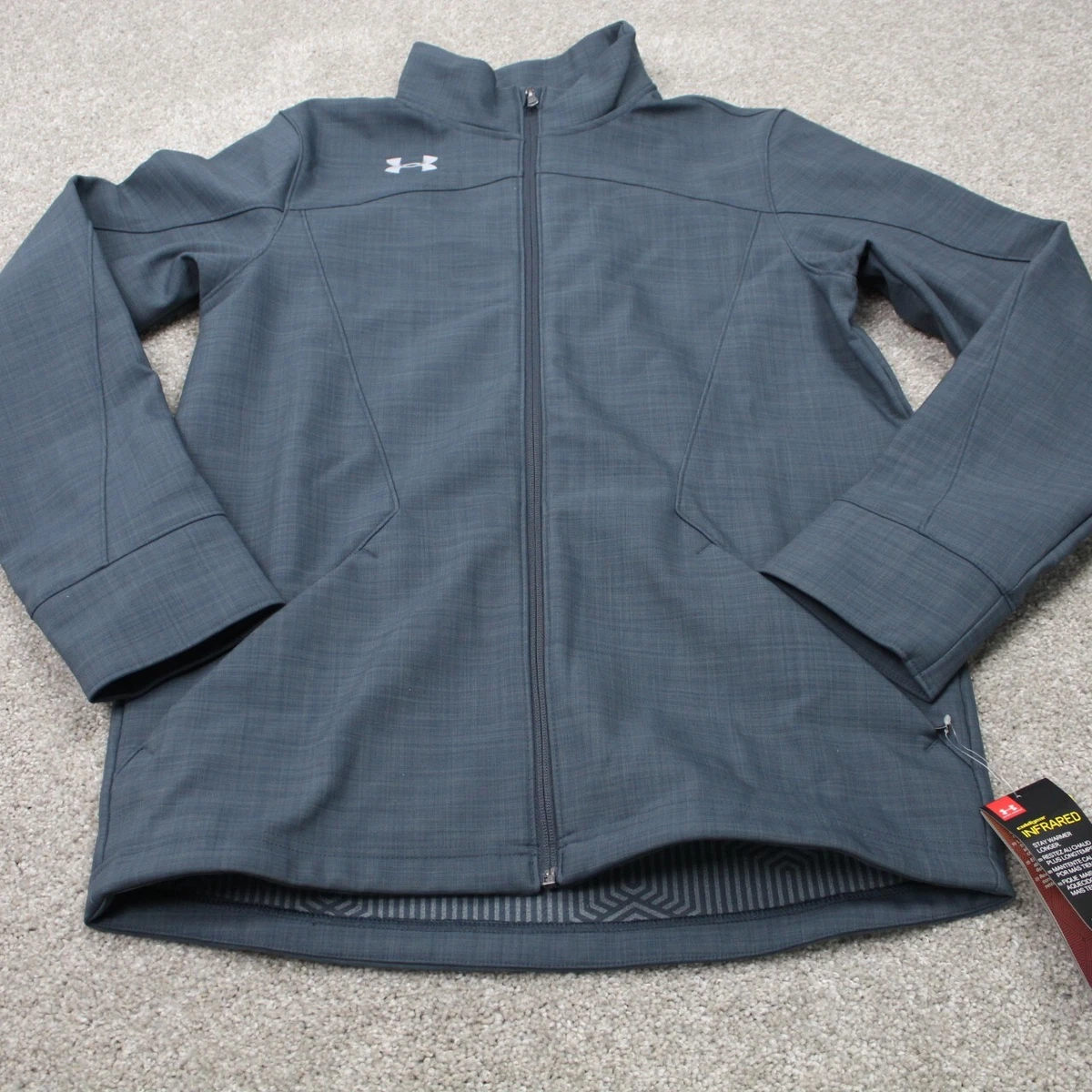 Under Armour Jacket NWT Men s S Gray UA Barrage Soft Shell
