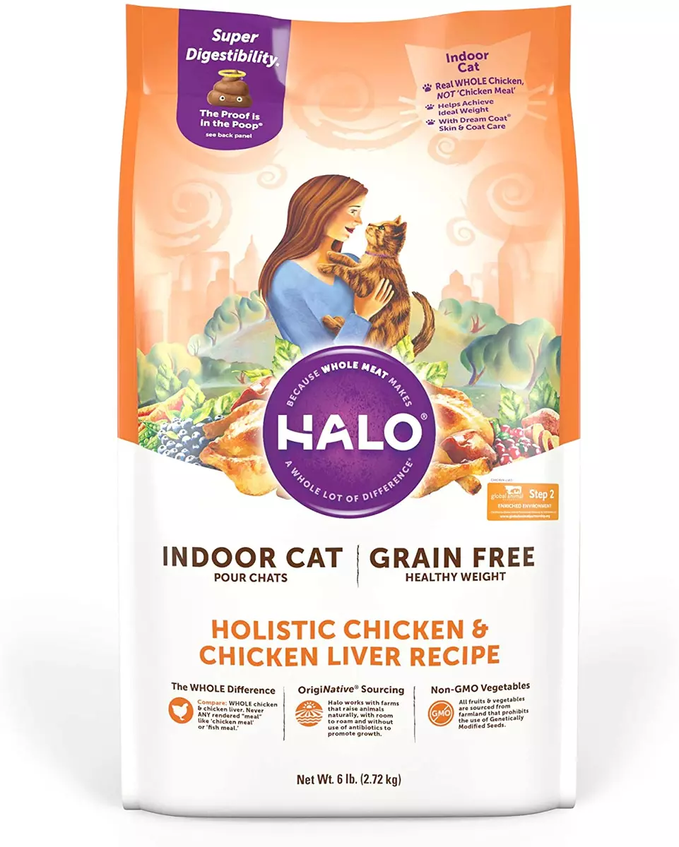 Halo Indoor Dry Cat Food Chicken Chicken Liver eBay