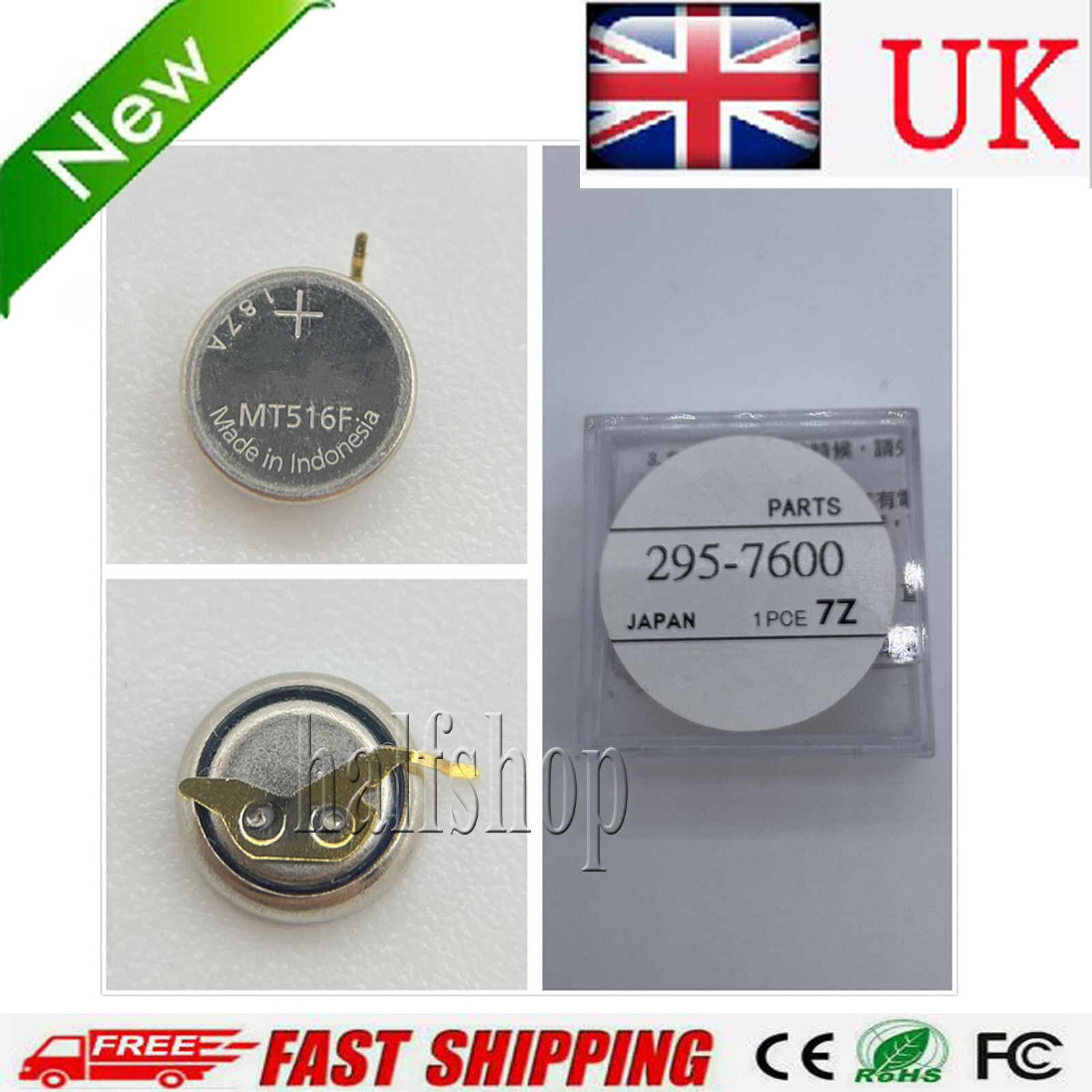 for MT516F 295-7600 / 295-61 Capacitor Watch Battery: A930 B031 V110A 1M20A