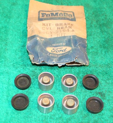 1964 Mercury Comet NOS 7/8'' LH+RH REAR BRAKE WHEEL CYLINDER PISTON REPAIR KIT
