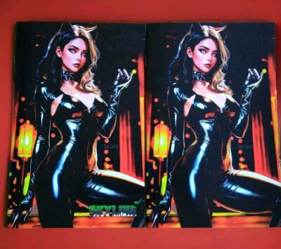 Skyline #3 Black Cat Cosplay Virgin & Trade Limited Set