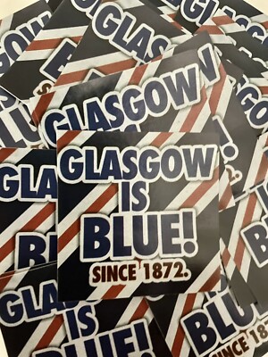 25 x Glasgow Rangers FC Stickers - Union Bears Flag Scarf Shirt Hat ...