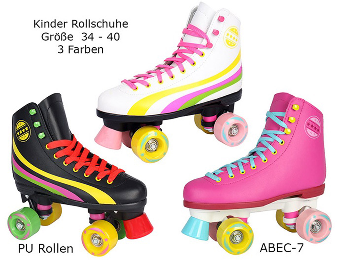 Rollschuhe Kinder NEU 34 35 36 37 38 39 40 ABEC 7 DiscGoldller Skates | Abrechnungspreis
Rollschuhe Kinder NEU 34 35 36 37 38 39 40 ABEC 7 DiscGoldller Skates | Abrechnungspreis