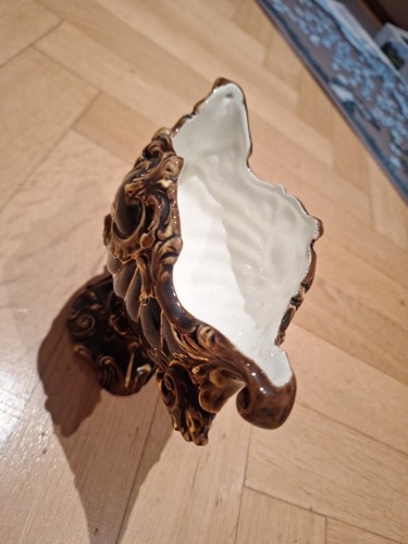 Julius Dressler Majolica Jugendstil Vase um 1900, Österreich - Bild 5 von 5