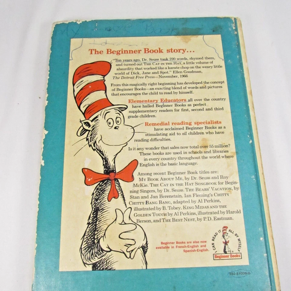 The Cat In The Hat Beginner Book Dictionary 1964 Dr. Seuss P.D. Eastman 1964 - Image 3 of 4
