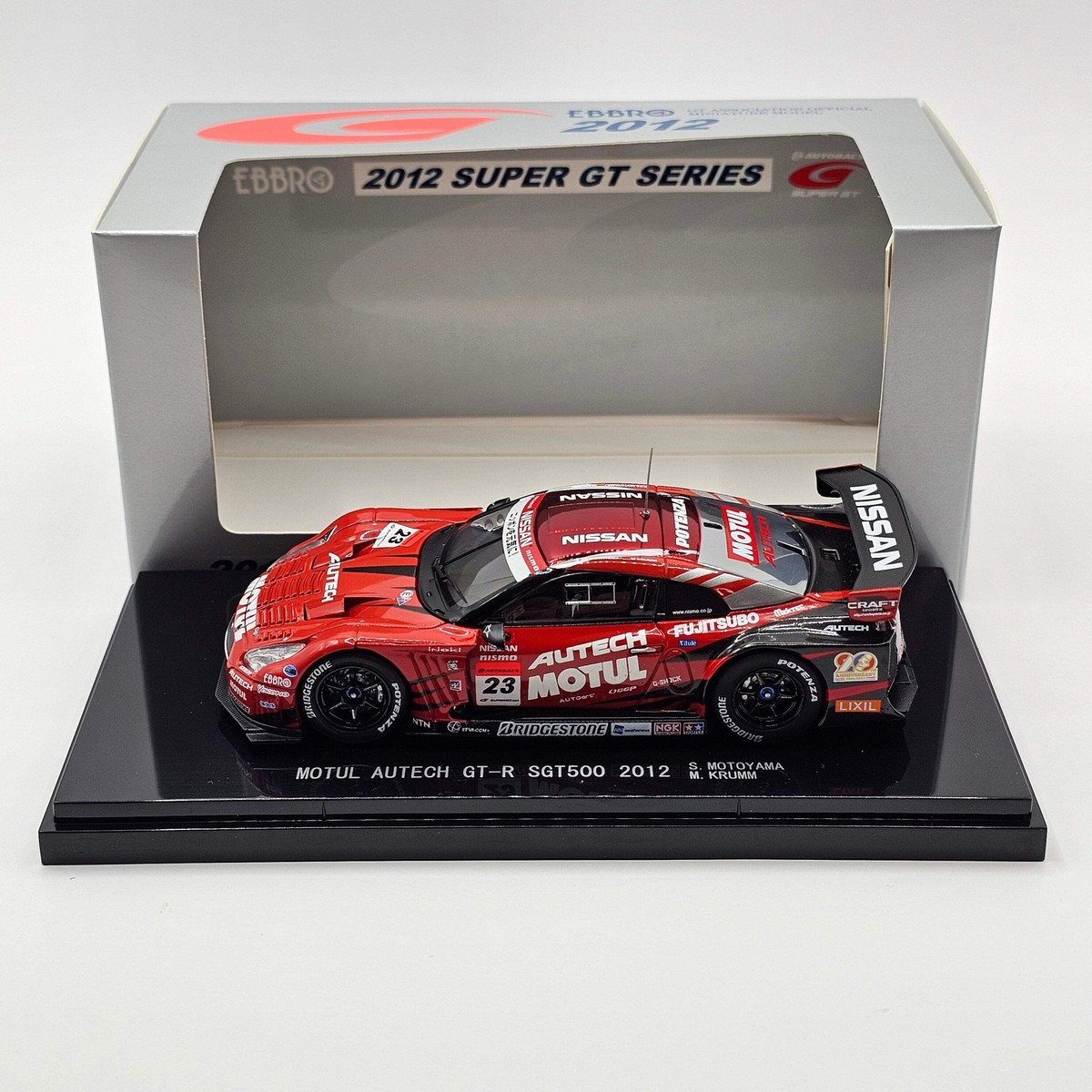 EBBRO Nissan GT-R #1 Motul Autech Super GT GT500 2009 1⁄43 Scale 1/