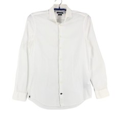 TOMMY HILFIGER Men Tailored Slim Fit Casual Formal Shirt Size S 39 - 15 1/2 