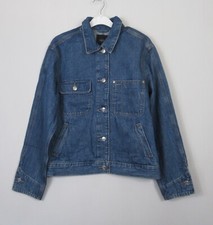 Next Womens Denim Blue  Cotton Worker Jacket Size 6 - 16  RRP £48
