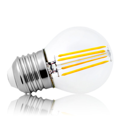 LED Leuchtmittel Filament MILK E27 G45 6W 660 lm Neutralweiss  Glühbirne