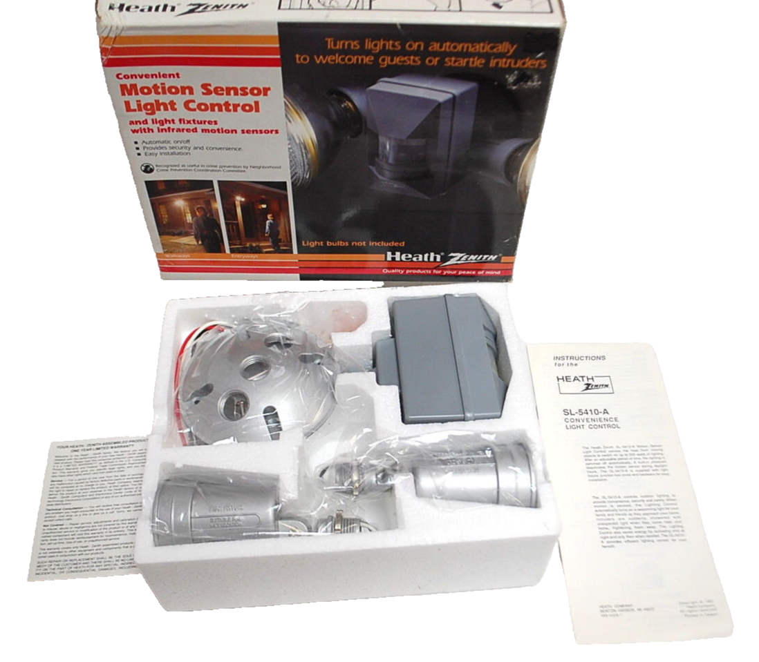 Motion Sensor Light Control Heath Zenith #SL-5410-A S8422 | eBay