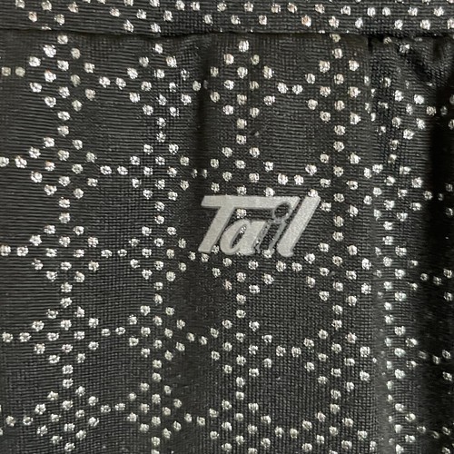 Tail Golf Black Raised Silver Geometric Dot Design Red Piping Size M Skirt Skort - Picture 5 of 7