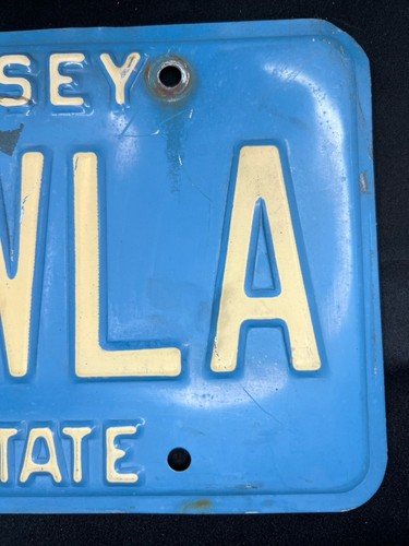 Vintage New Jersey Garden State blaues Nummernschild #113-WLA NJ Wohndeko Handwerk - Bild 12 von 23