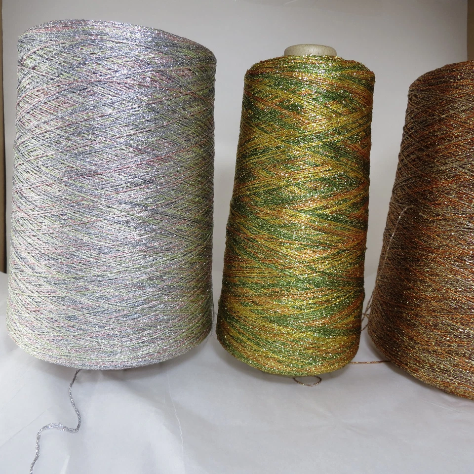 Kreinik Metallic Ombre Thread 8 Ply Lot 6 Bulk Theads Special Limited Time - Image 2 of 4