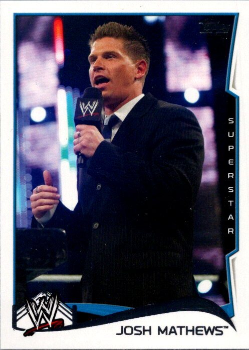 2014 Topps WWE #76 Josh Mathews Black