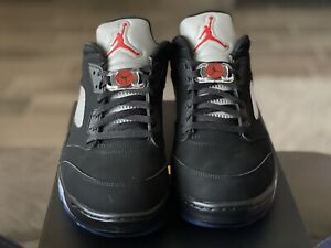 Nike Air Jordan 5 V Low Retro Golf Shoes Size 11.5 Black Metallic OG | eBay