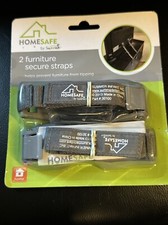 Home Safe by Summer Furniture Secure Straps, 2-Pack Brand New