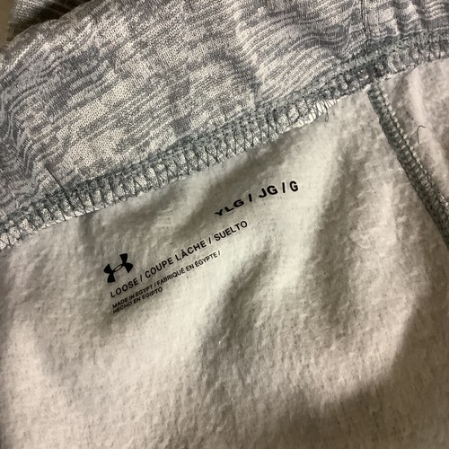 Under Armour Girls Fleece Pants Gray Loose Fit Drawstring Sweatpants Size YLG - Picture 4 of 6
