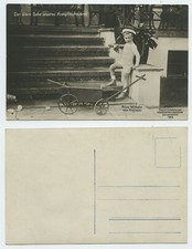 116120 - Prinz Wilhelm von Preußen mit Bollerwagen - alte Ansichtskarte