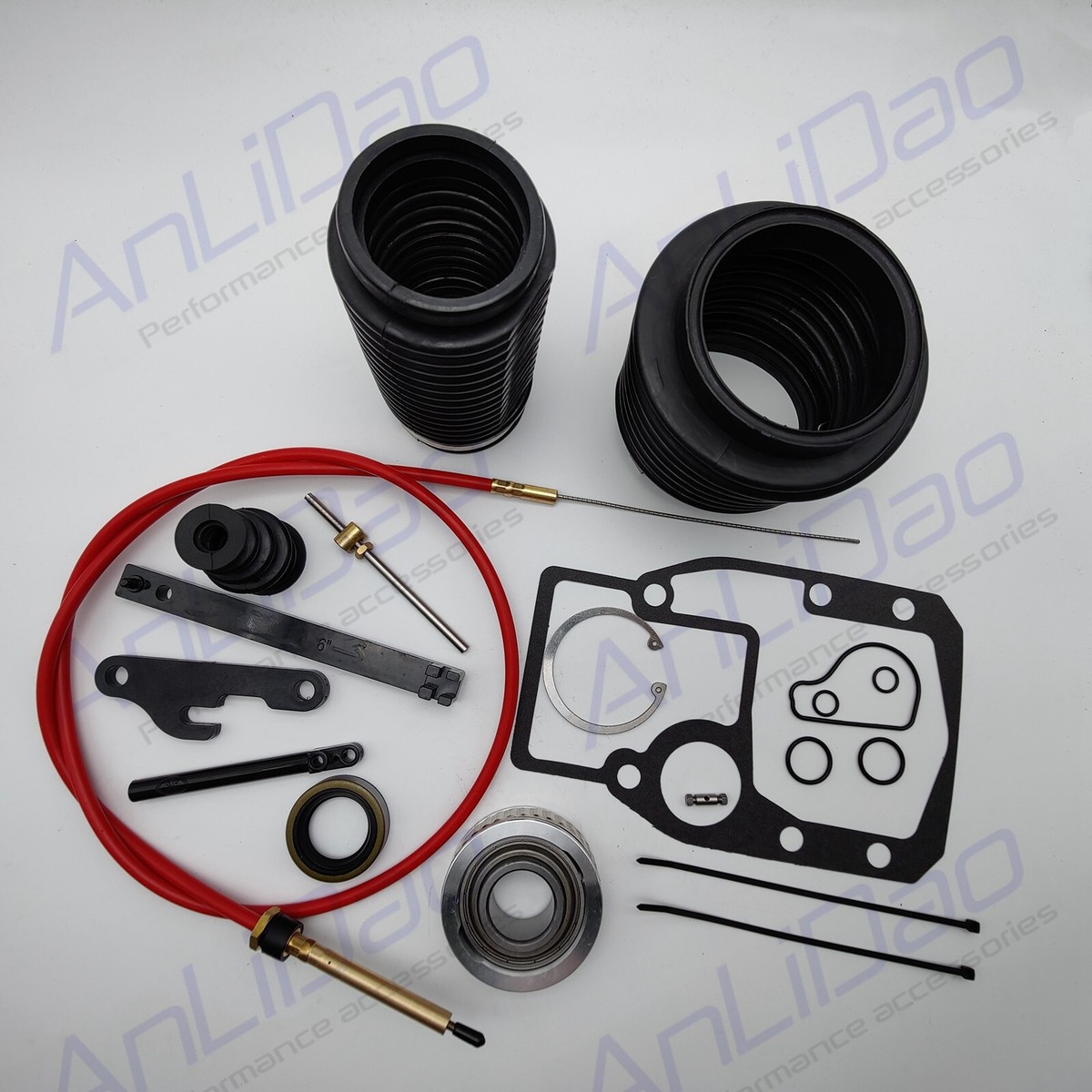 Transom Bellow Shift Cable Kit / Snap Ring + Tool For OMC
