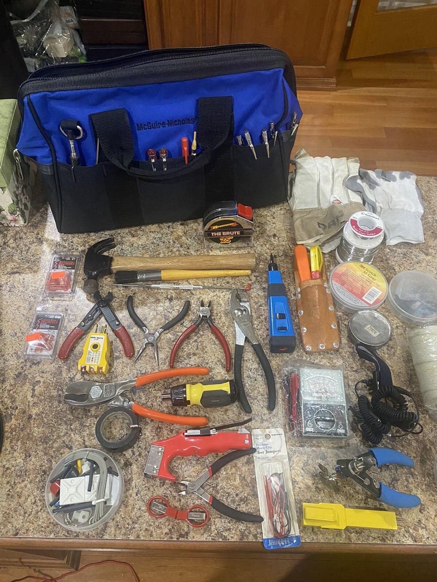 IT Network Telephone McGuire-Nicholas Tool Bag With Tools