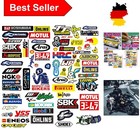 90-Teiliges Sticker Motorrad Aufkleber MTB Rahmen Aufkleber Motocross Sponsoren