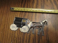 Horse  Carriage Suncatcher Sun Catcher Stained Glass-style window hanging