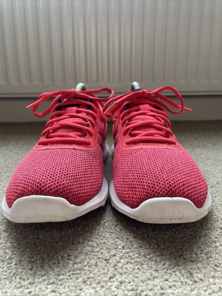 Asics Nitrofuze Trainers Running Gym Training UK 7 Red Pink FuzeGEL Women’s - Image 3 of 4