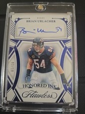 2024 Brian Urlacher Honored Ink Flawless /10 Bears Football Card