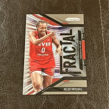 2025 Panini WNBA Prizm Kelsey Mitchell Fractal Insert #3 Indiana Fever