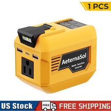 220W-250W Power Inverter for Dewalt 20V Battery AC 110V Outlet Portable Camping