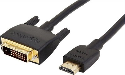 (10-Pack) Amazon Basics HDMI to DVI Adapter Cable, Black, 15 Feet 
