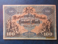 100 Mark - Stuttgart - LBN Württemberg - Grabowski : WTB 10 a