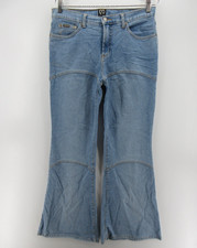 VINTAGE Xoxo Jeans Women 11 12 Blue Flare Bell Bottoms Grunge 90s Y2K USA Made