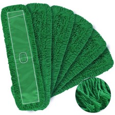 Matthew Cleaning 36" Industrial Cotton Dust Mop Refill, Washable, Loop End