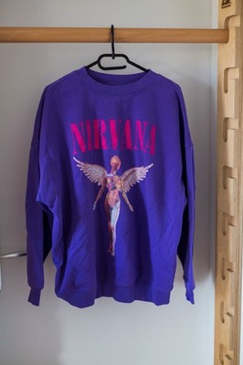 Nirvana Pullover lila in utero Engel H&M M