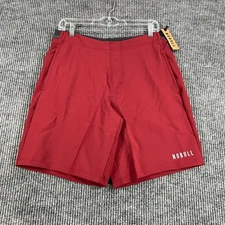 NoBull Shorts Mens Large Red CrossFit Gym Workout Run Lift Casual Active New