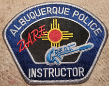 NM Albuquerque New Mexico DARE G.R.E.R.T. Instructor Police Shoulder Patch