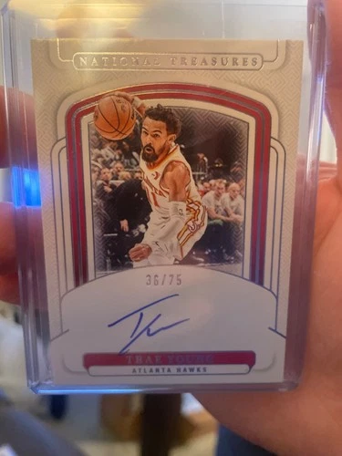 2024-25 National Treasures Trae Young Auto /75 !!! 🔥🔥🔥🔥🔥🔥