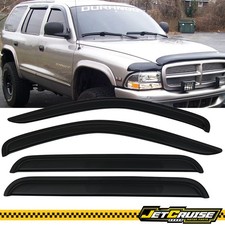 Fits 98-03 Dodge Durango 00-04 Dakota Crew Cab Acrylic Window Visors 4pcs Set Fits 98-03 Dodge Durango 00-04 Dakota Crew Cab Acrylic Window Visors 4pcs Set