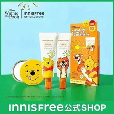 Innisfree Vitamin C Sunscreen Set 2pcs Winnie the Pooh  Tigger  Hand Mirror