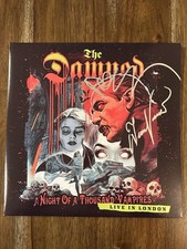 ‘The Damned’ Band Signed Vinyl Album ‘Night Of A Thousand’ Dave Vanian & Paul