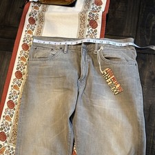 RRL Selvedge Jeans Slim zipper Denim 5 Pocket green. Size 32x32