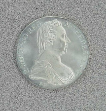 1780 Austria Maria Theresa Silver Thaler Restrike (003)