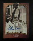 Darrell Walker 2010 Upper Deck Greats of The Game autograph Arkansas Razorbacks