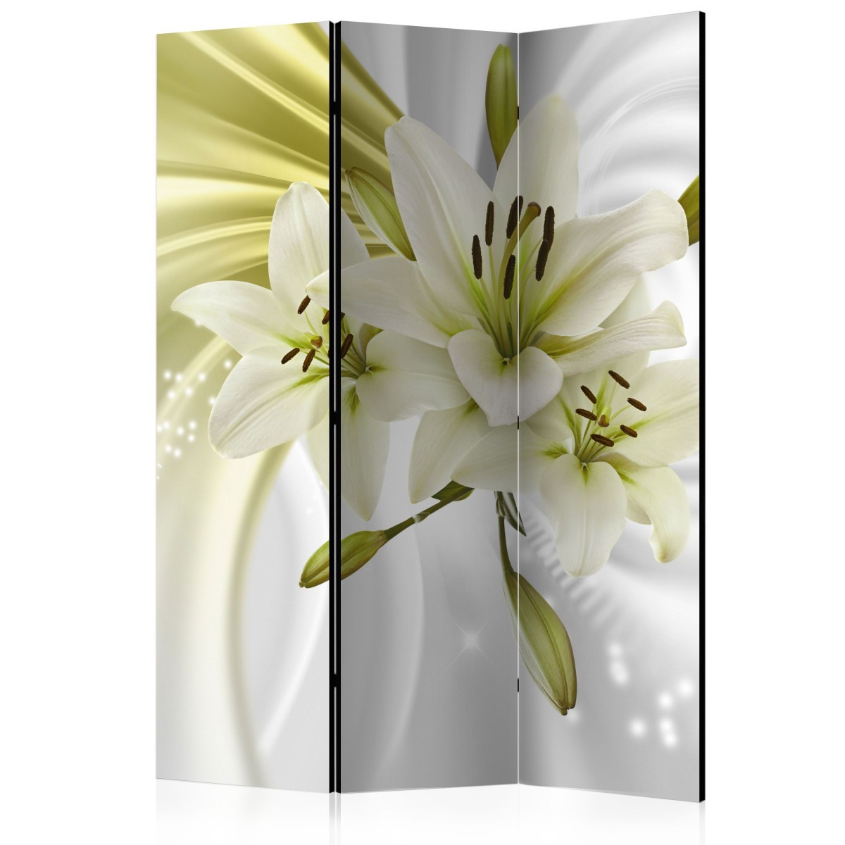 Paravent 3 volets de qualité premium imprimé haute définition 135x172cm