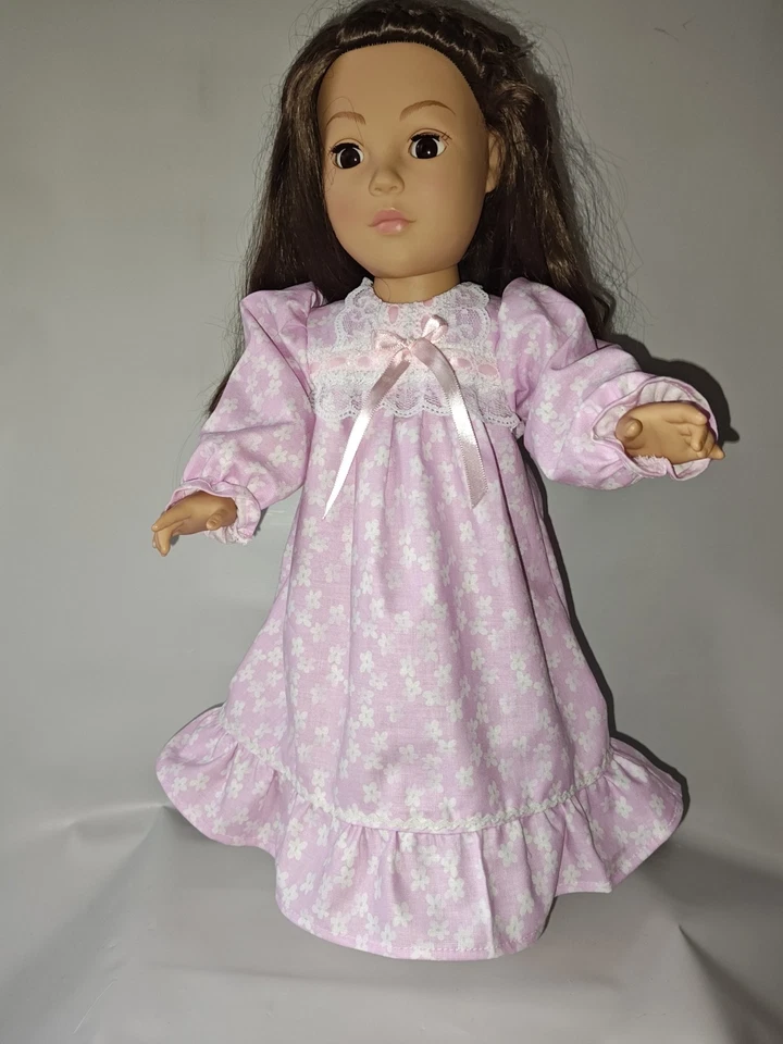 Camisones a juego para tu chica y su muñeca American Girl, talla 7 Foto 2 de 4