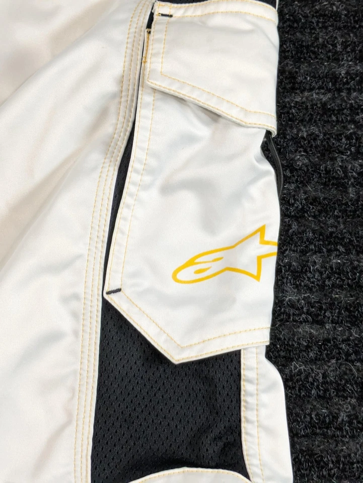 Alpinestars Board Shorts Para Hombre Talla 38 Blanco Negro Moto Bañador Bolsillo Logo Foto 2 de 4
